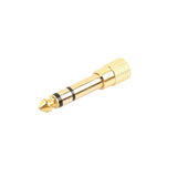 Maxbell 2x6.35mm Male to 3.5mm Female Headphone Stereo 1/4" Audio Jack Adapter Plug