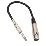 Maxbell 2x1/4 TRS Audio Male to 3-pin XLR Female Cord for Musical Instrument Parts