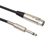 Maxbell 2x1/4 TRS Audio Male to 3-pin XLR Female Cord for Musical Instrument Parts