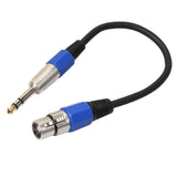 Maxbell 4x6.35 Stereo Audio Male to 3-pin XLR Female Cord for Musical Instrument Parts