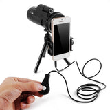 Maxbell 2x3.64ft Camera Shutter Wire Control for iPhone Samsung & Phone Adapter Mount