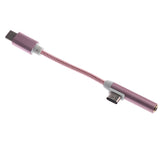 Maxbell 2 Pieces Type-C To 3.5mm Headphone Audio + Charge Splitter Adapter Cable