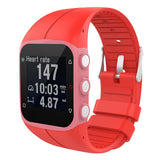 Maxbell 2xSilicone Wrist Band Replacement Strap for Polar M400 M430 Smart Watch Red