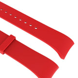 Maxbell Maxbell Silicone Gel Wrist Band Replacement Strap for Samsung Gear Fit2 Watch Red
