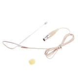 Maxbell 3xEar Hook Wired Wear Headset Microphone Beige XLR 3Pin
