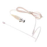 Maxbell 5xEar Hook Wired Wear Headset Microphone Beige XLR 3Pin