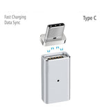 Maxbell 12xUniversal Magnetic Type-C Tip USB Data Sync OTG Wire Head Charging Converter