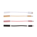 Maxbell 2 X Type C to 3.5mm Headphone Jack Adapter Converter for Moto Z / Le 2 Black