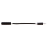 Maxbell 2 X Type C to 3.5mm Headphone Jack Adapter Converter for Moto Z / Le 2 Black