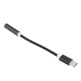 Maxbell 2 X Type C to 3.5mm Headphone Jack Adapter Converter for Moto Z / Le 2 Black