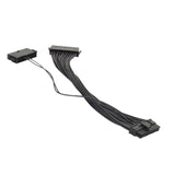 Maxbell 4x24PIN 20+4 Dual PSU Multiple Power Supply Splitter Adapter 30cm Cable Cord