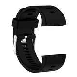 Maxbell Maxbell Silicone Wrist Band Replacement Strap for Polar V800 GPS Sport Watch Black