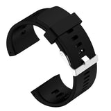Maxbell Maxbell Silicone Wrist Band Replacement Strap for Polar V800 GPS Sport Watch Black
