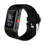 Maxbell Maxbell Silicone Wrist Band Replacement Strap for Polar V800 GPS Sport Watch Black