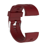Maxbell Maxbell Silicone Wrist Band Replacement Strap for Polar V800 GPS Sport Watch DarkRed