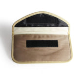 Maxbell 2xCell Phone Anti-Tracking Anti-Spying GPS RFID Signal Blocker Pouch Bag Khaki