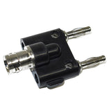 Maxbell 2xBNC Adapter Female Jack Dual Banana Binding Male Connector