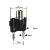 40xBNC Adapter Female Jack Dual Banana Binding Male Connector