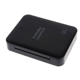 Maxbell 8xUniversal 4x AA Battery USB Travel Emergency Charger For Phones MP3 Black