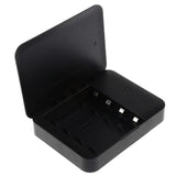 Maxbell 8xUniversal 4x AA Battery USB Travel Emergency Charger For Phones MP3 Black