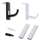 Maxbell 10x2 Pieces Headphone Headset Hanger Holder Wall PC Monitor Stand Hook Sticky