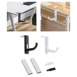 Maxbell 20x2 Pieces Headphone Headset Hanger Holder Wall PC Monitor Stand Hook Sticky