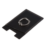 Maxbell 2 Pcs PU Leather Cell Phone Card Holder with Ring Stand Sticker Adhesive