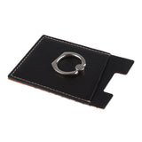 Maxbell 2 Pcs PU Leather Cell Phone Card Holder with Ring Stand Sticker Adhesive