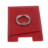 Maxbell 2 Pcs PU Leather Cell Phone Card Holder with Ring Stand Sticker Adhesive