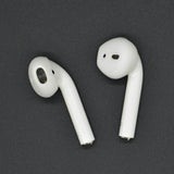 Maxbell Pair Silicone Earbuds Tips Eartips for Apple AirPods iPhone 7 Earphone White