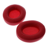 Maxbell 2xReplacement Memory Foam Earpads for Beats Studio2 Wireless Headphones Red
