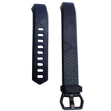 Maxbell 2xTPE Replacement Wristband Watch Band Strap Sport for Ft Alta HR Blue Small