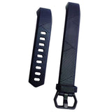 Maxbell 2xTPE Replacement Wristband Watch Band Strap Sport for Ft Alta HR Blue Small