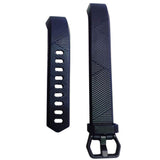 Maxbell 2xTPE Replacement Wristband Watch Band Strap Sport for Ft Alta HR Blue Small