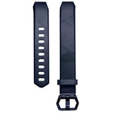 Maxbell 2xTPE Replacement Wristband Watch Band Strap Sport for Ft Alta HR Blue Small