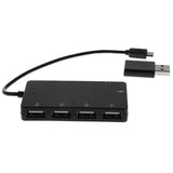 Maxbell 4x4 Port Micro USB OTG Hub Host Charging Cable Adapter Card Reader For Android