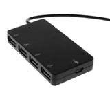 Maxbell 4x4 Port Micro USB OTG Hub Host Charging Cable Adapter Card Reader For Android