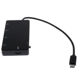 Maxbell 4x4 Port Micro USB OTG Hub Host Charging Cable Adapter Card Reader For Android