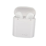 Maxbell 2 Pcs TWS i7 Wireless Bluetooth 4.1 HeadPhones Stereo Earbud W/ Charger Box