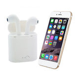 Maxbell 2 Pcs TWS i7 Wireless Bluetooth 4.1 HeadPhones Stereo Earbud W/ Charger Box