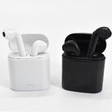 Maxbell 2 Pcs TWS i7 Wireless Bluetooth 4.1 HeadPhones Stereo Earbud W/ Charger Box