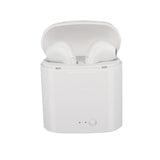 Maxbell 2 Pcs TWS i7 Wireless Bluetooth 4.1 HeadPhones Stereo Earbud W/ Charger Box