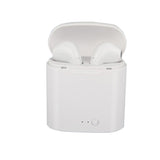 Maxbell 2 Pcs TWS i7 Wireless Bluetooth 4.1 HeadPhones Stereo Earbud W/ Charger Box