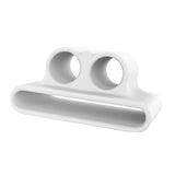 Maxbell 2 XSilicone Case Belt Holder Portable Anti-lost Strap for Apple AirPod White