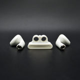 Maxbell 2 XSilicone Case Belt Holder Portable Anti-lost Strap for Apple AirPod White