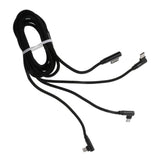 Maxbell 59" 3 in 1 Multi USB Charger Cable Adapter for iPhone Android Huawei Black