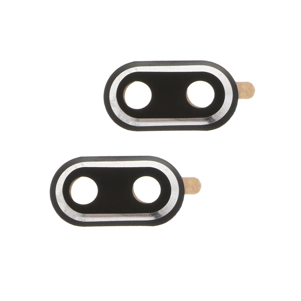 Lens Ring Rear Camera Protection Ring Metal Lens Paste for Iphone X black