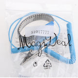 Maxbell 6xAnti-Static ESD Wrist Strap Components Discharge Band with Grounding Wire