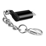 Maxbell 5xType C Adapter with Keychain Charger to Micro USB Converter Connector Black