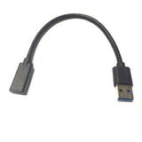 Maxbell 2xTYPE-C Female to USB 3.0 Male Extension Converter Cable Super Speed transfer